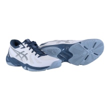 Asics Indoor Shoes Blade FF (Squash and Badminton Shoe) 2024 white/indigo blue men's