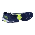 Asics Indoor Shoes Blade FF (Squash and Badminton Shoe) 2024 Dark Blue/Yellow Men's