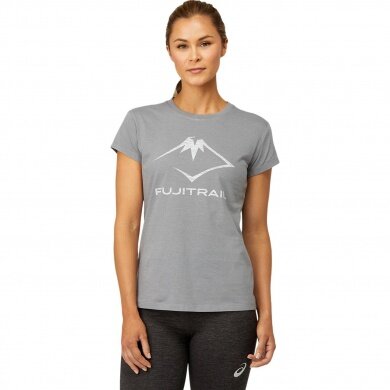 Asics Running Shirt (Tshirt) Fujitrail grey Women