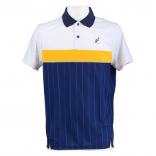 Australian Tennis Polo Ace striped #20 navy/white Men