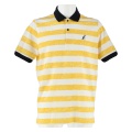 Australian Leisure Polo Piquet Stripe white/yellow Men