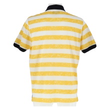 Australian Leisure Polo Piquet Stripe white/yellow Men