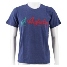 Australian Tshirt Logo dark blue/red Men