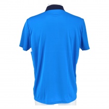 Australian Tennis Polo Ace Stampata Brush Line Capri Blue Men's