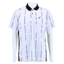 Australian Tennis Polo Stripe in Ace White Men's