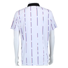 Australian Tennis Polo Stripe in Ace White Men's