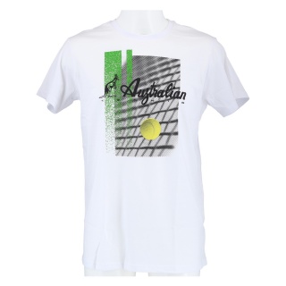 Australian Leisure T-shirt Logo (100% Cotton) white Men's