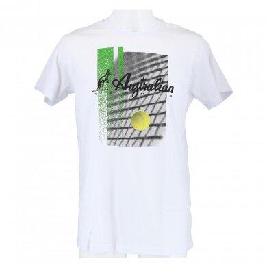 Australian Leisure T-shirt Logo (100% Cotton) white Men's