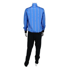 Australian Training Tennis Suit Stripe Double (Jacket+Trousers) blue/black Men