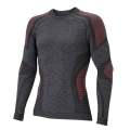 Accapi Long Sleeve Ergocycle Shirt Underwear anthracite grey/red Men's