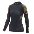 Accapi Long Sleeve Shirt Ergoracing DSV (Germany, warm) Underwear anthracite grey/red/yellow Ladies