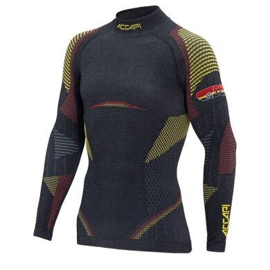 Accapi Long Sleeve Shirt Ergoracing DSV (Germany, warm) Underwear anthracite grey/red/yellow Men