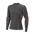 Accapi Functional Underwear Long Sleeve Shirt Ergoracing (warm, seamless) anthracite grey/orange Men's