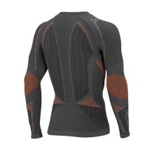 Accapi Functional Underwear Long Sleeve Shirt Ergoracing (warm, seamless) anthracite grey/orange Men's