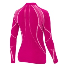 Accapi Long Sleeve Ergowool Shirt (Merino Wool, Warm) Underwear Fuchsia/Pink Ladies