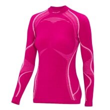 Accapi Long Sleeve Ergowool Shirt (Merino Wool, Warm) Underwear Fuchsia/Pink Ladies