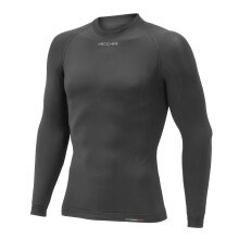 Accapi Long Sleeve Pro Shirt (ultra-light, ideal thermal regulation) Underwear black men