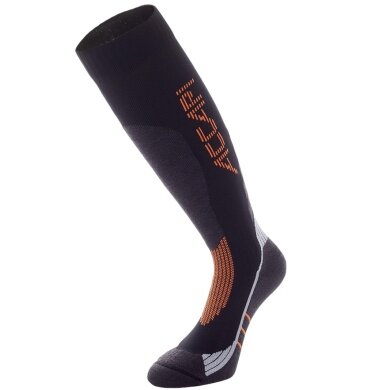 Accapi Performance Ski Socks (Merino Wool, warm) black/orange - 1 pair