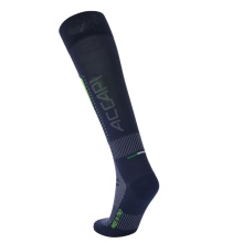 Accapi Ski Sock Touch Ski Knee Socks navy blue/green - 1 Pair