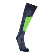 Accapi Ski Sock Touch Ski Knee Socks navy blue/green - 1 Pair