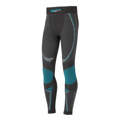 Accapi functional underwear base layer trousers Ergoracing (warm) black/turquoise children