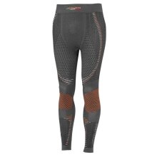 Accapi Functional Underwear Base Layer Trousers Ergoracing (warm, seamless) anthracite grey/orange men's