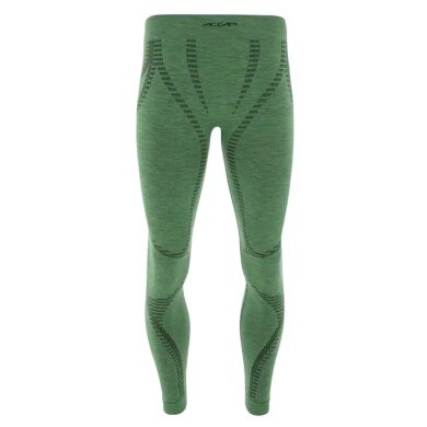 Accapi Base Layer Ergowool Long Pants (Merino Wool, Warm) Underwear Green Men