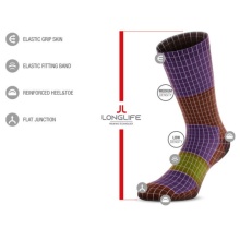 Accapi Outdoor Light Walking Socks Crew Black - 1 Pair