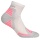 Accapi Running Sock Quarter Trail Running White/Grey/Pink - 1 Pair