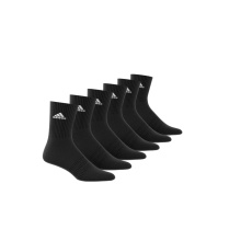 adidas Sport Socks Crew Cushioned Sportswear black - 6 pairs