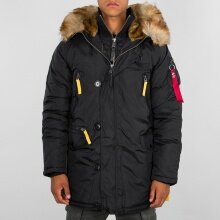 Alpha Industries Winter Jacket PPS N3B black/yellow Men