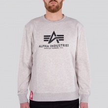 Alpha Industries Pullover Basic (Cotton) Sweater brown Men