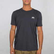 Alpha Industries Tshirt Basic T Small Logo (Cotton) Iron Grey Men