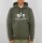 Alpha Industries Hoodie Basic Logo in Olive Green for Men