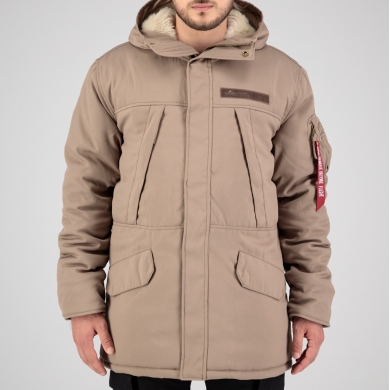 Alpha Industries Winter Parka N3B Expedition taupe brown Men