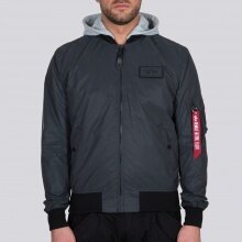 Alpha Industries Flight Jacket MA-1 LW HD Reflective black Men