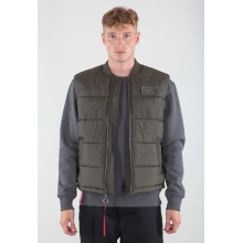 Alpha Industries Puffer Vest LW Olive Green Men