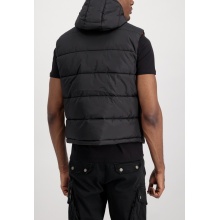 Alpha Industries Puffer Vest FD with Hood Black Men's