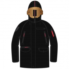 Alpha Industries Winter Jacket PPS N3B black/red Men