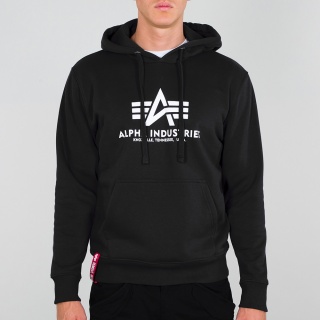 Alpha Industries Hoodie Basic Logo Black Men