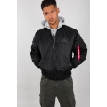 Alpha Industries Flight Jacket MA-1 D-Tec black/grey Men