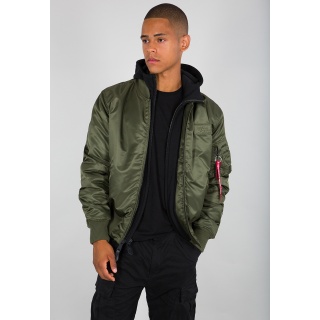 Alpha Industries Flight Jacket MA-1 D-Tec dark green/black Men