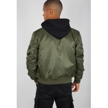 Alpha Industries Flight Jacket MA-1 D-Tec dark green/black Men