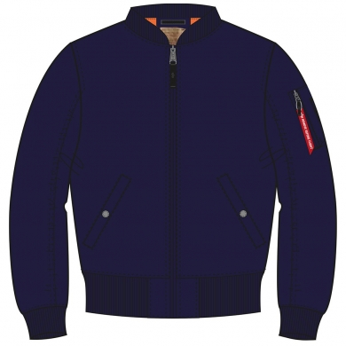 Alpha Industries Flight Jacket MA-1 TT navy blue Men