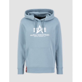 Alpha Industries Hoodie Basic Logo light blue Men