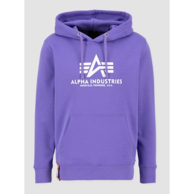 Alpha Industries Hoodie Basic Logo electric violet Men