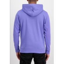 Alpha Industries Hoodie Basic Logo electric violet Men