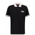 Alpha Industries Polo Contrast (100% Cotton) black Men