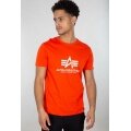 Alpha Industries Tshirt Basic (Cotton) atomic red Men