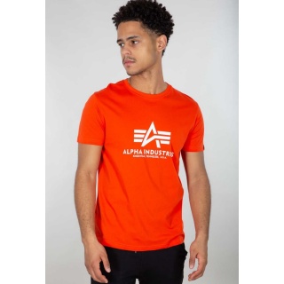 Alpha Industries Tshirt Basic (Cotton) atomic red Men